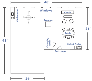 Studio 6 Layout